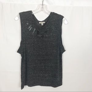 🌺ZARA TRAFULUC “Hipster” Graphic Tank Top-Black-S